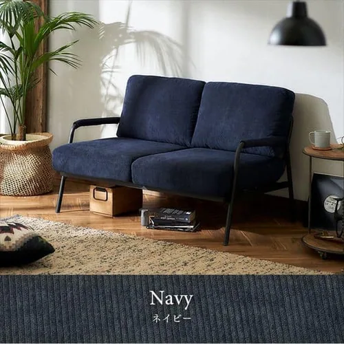 ソファ 2人掛け コーデュロイソファ SFCS-120 ライトブラウン_4