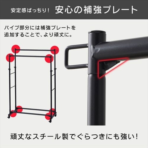 �n���K�[���b�N 2�i ���ω׏d �c���L�k �t�b�N�E�L���X�^�[�t�� �X�^�C���n���K�[�n�[�h �_�u���^�C�v PI-H2R �u���b�N_6