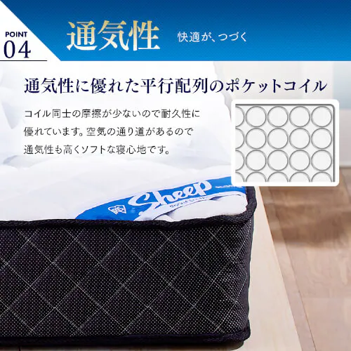 �}�b�g���X �Z�~�_�u�� �|�P�b�g�R�C�� �d�� ����23cm PMTS23H-SD Sheep_13