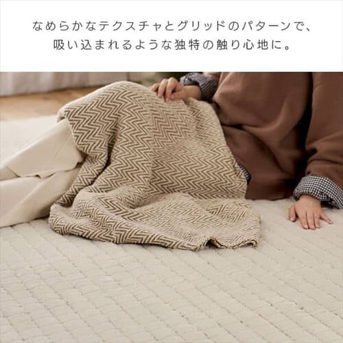 ���O ���r�b�g�t�@�[���O���b�h���O 185cm�~240cm 3�� �A�C�{���[ ORG-G1824_3