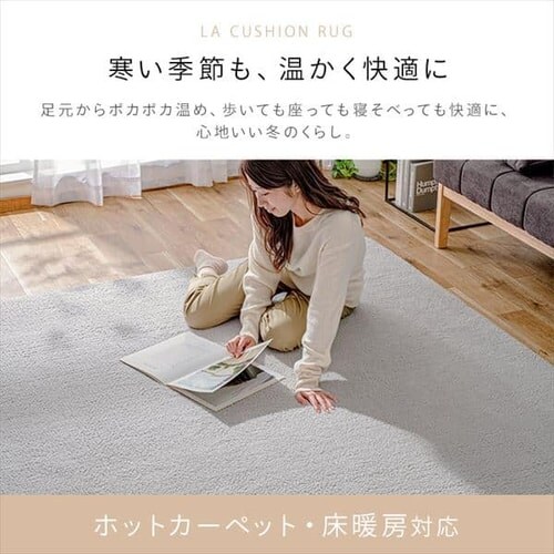 ���O ���E�N�b�V�������O 185cm�~185cm 2�� ����3cm �x�[�W�� ACRSB-1818_14