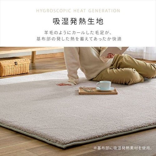 ���O ���E�N�b�V���� �V�[�v���{�A 185�~240cm ACRSB-1824 �O���[_4