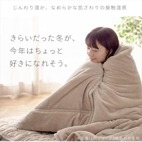 敷きパッド ダブル 吸湿発熱 抗菌防臭 洗濯可 ベージュ K102144