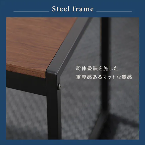 スチールフレーム ローテーブル センターテーブル SFCT-900N ナチュラル_12