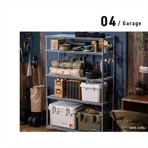 �X�`�[�����b�N ��91cm ���^�����b�N �V���v�� 4�i SMR-9015J �V���o�[ (�|�[�����a25mm�E�I��4��)_11