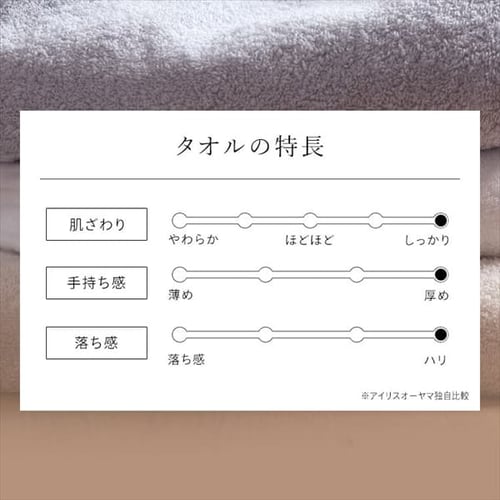 4枚セット】今治製 バスタオル ボリュームタッチ BT-V2 アイボリー