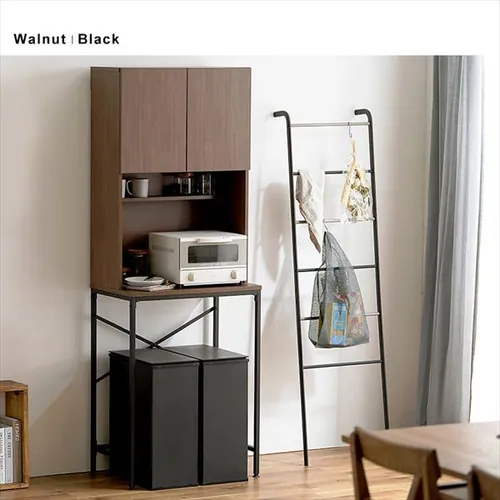 ゴミ箱上ラック GUR-640S ナチュラル/ブラック_13