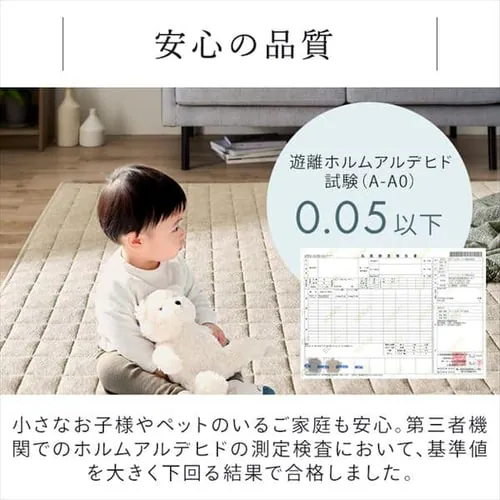 ���O �^�I���^�b�`���O 185cm�~185cm 2�� �O���[ ORG-T1818_9