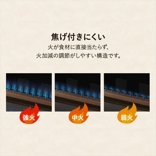 カセットコンロ炉端焼き IGC-R1-H チャコール_4