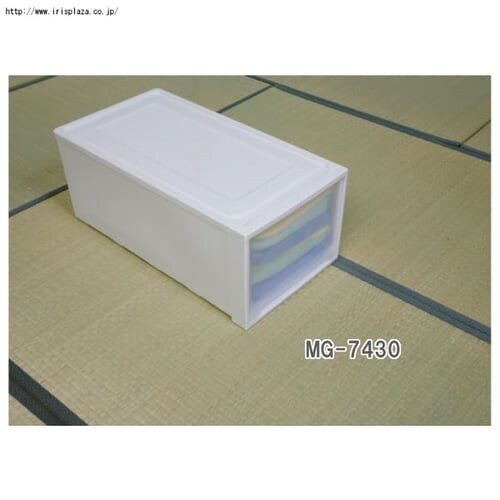 �y3�Z�b�g�z ���[�P�[�X �����O ���[�{�b�N�X  ��39cm MG-7430 �z���C�g/�N���A�@_4