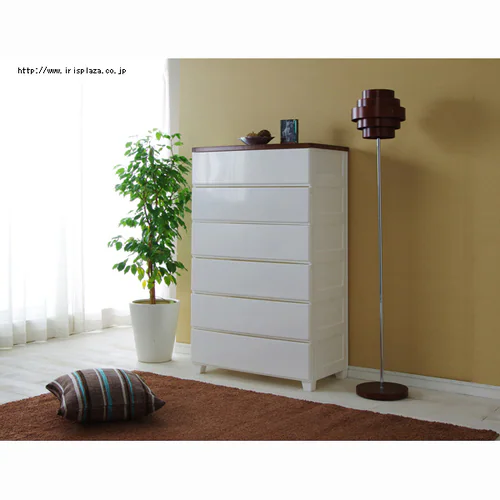 チェスト 3段 収納ボックス タンス ウッドトップチェスト MG-723 ブラウン_6