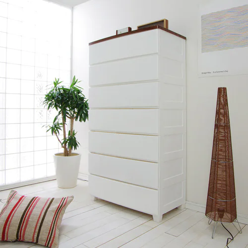 チェスト 3段 収納ボックス タンス ウッドトップチェスト MG-723 ブラウン_8