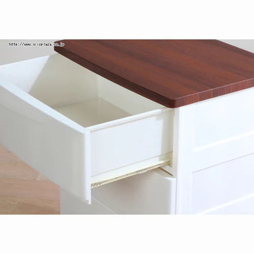 チェスト 3段 収納ボックス タンス ウッドトップチェスト MG-723 ブラウン_10