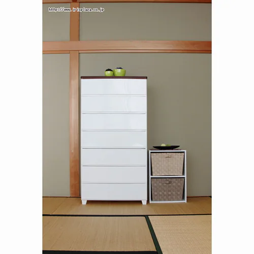 チェスト 3段 収納ボックス タンス ウッドトップチェスト MG-723 ブラウン_12