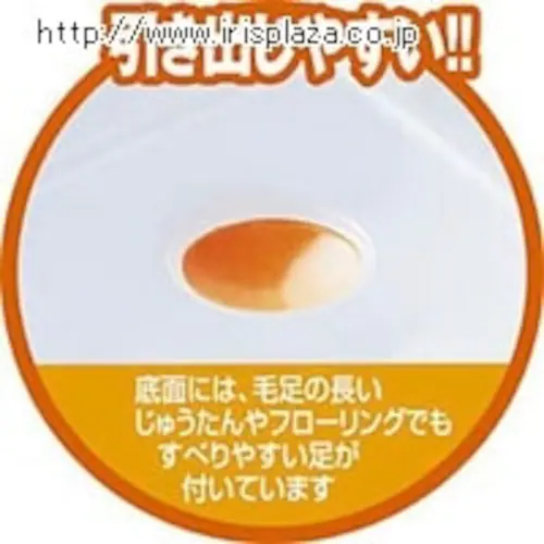 【3個セット】収納ケース 薄型 ボックス UG-725 クリア/オレンジ_2