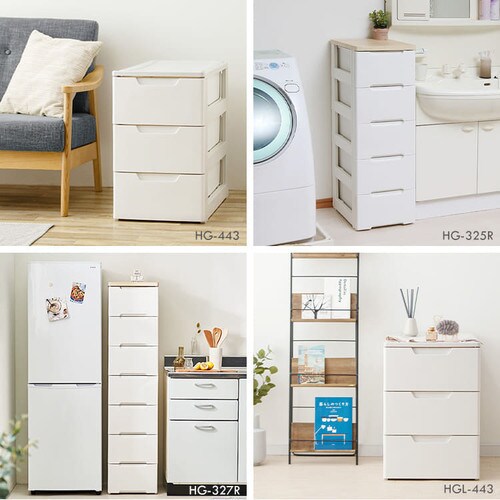 �����O�`�F�X�g 4�i ���[�P�[�X �N���[�[�b�g �z���C�g�^�x�[�W�� HG-444_8