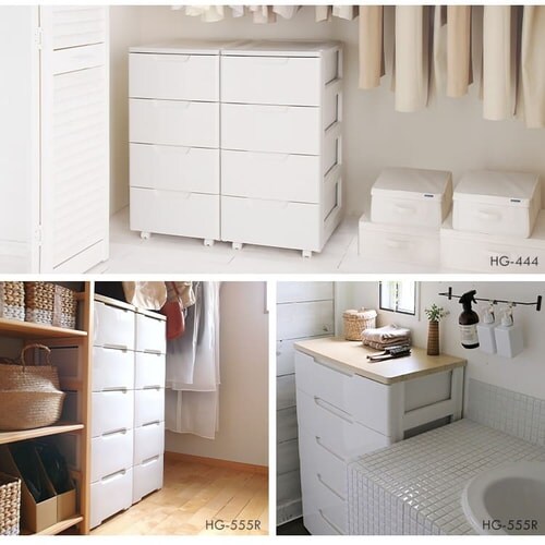 �����O�`�F�X�g 4�i ���[�P�[�X �N���[�[�b�g �z���C�g�^�x�[�W�� HG-444_9