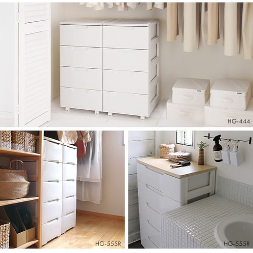 チェスト 3段 組み立て簡単 収納ボックス タンス 押入れ収納 ロング