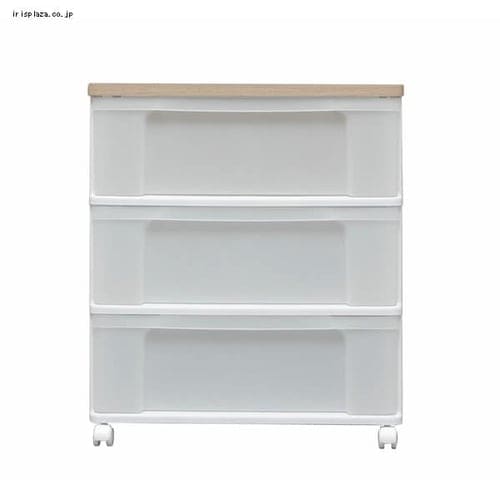 チェスト 5段 収納ボックス タンス ウッドトップチェスト W655P