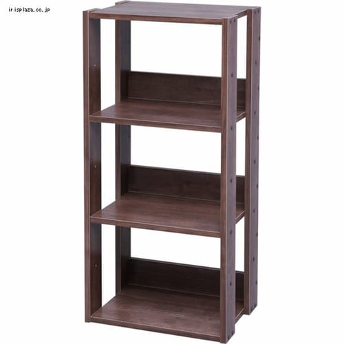 オープンウッドラック 4段 OWR-400 オフホワイト K251184 │アイリス