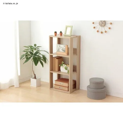 オープンウッドラック 4段 OWR-400 ブラウン_11