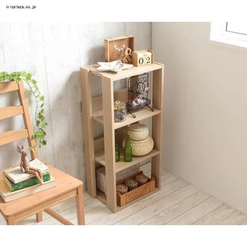 オープンウッドラック 4段 OWR-400 ブラウン_12