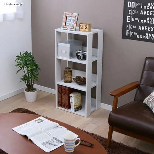 オープンウッドラック 4段 OWR-400 ブラウン_18