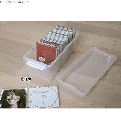CD最大28枚収納可能】CDボックス CDB-35 クリア K241865 │アイリス