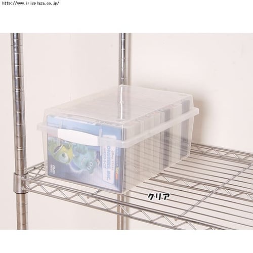 DVD最大20枚収納可能】DVDボックス DVB-35 クリア K241872 │アイリス