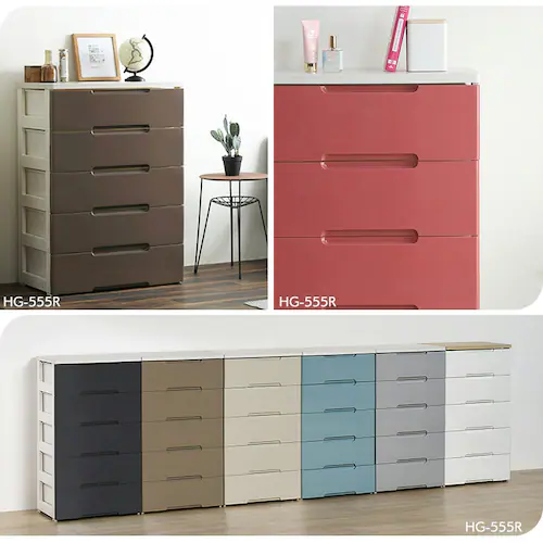 チェスト 5段 組み立て簡単 収納ボックス タンス ウッドトップチェスト HG-555 ホワイト_13