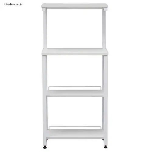 机 デスク ラック付き 幅100cm FDK-130 ブラウン/シルバー_6