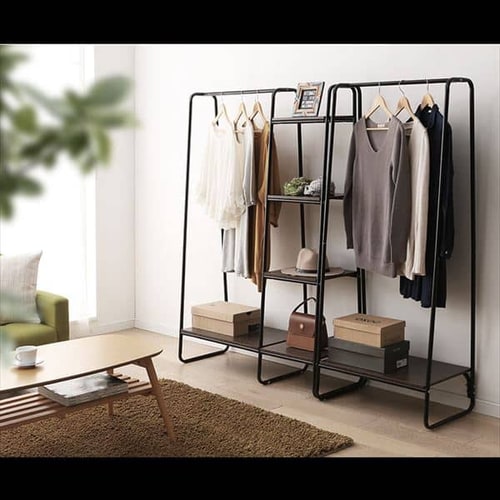 ハンガーラック スタイルハンガー2WAYタイプ プレミアム ボード1枚付き