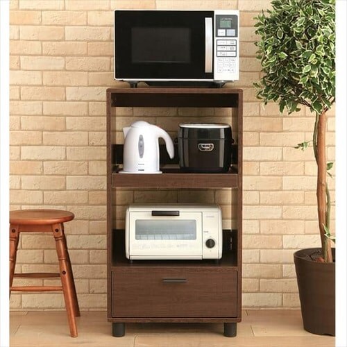 キッチンボード KBD-500 ブラウンオーク K250223 │アイリスオーヤマ