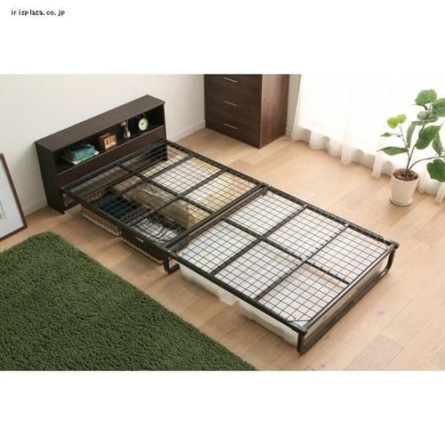 ベッド シングル パイプ 棚付き FMB-SB K250254│アイリスオーヤマ公式
