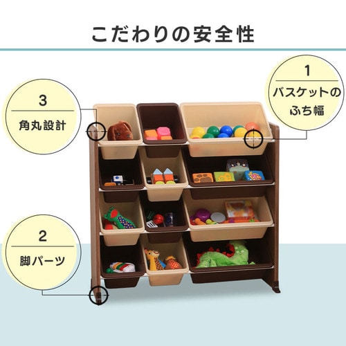 ≪28%OFF≫おもちゃ 収納 ボックス KTHR-412 パステル_7