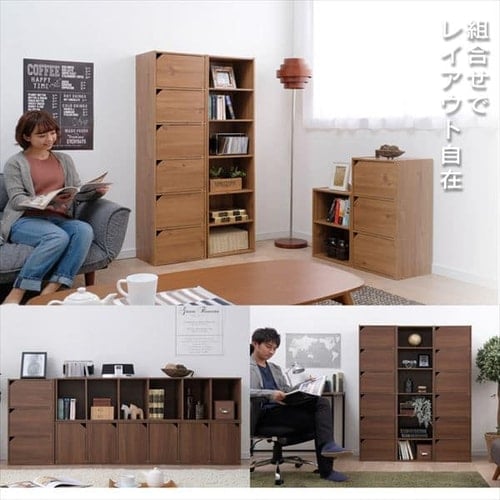 モジュールボックス可動棚 MDB-6K ウォールナットブラウン K250478