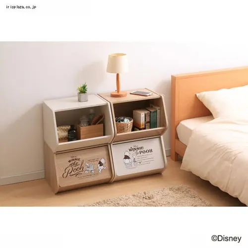 キャラクタースタックボックス 扉付き くまのプーさん CSTB-400D 全2色_8