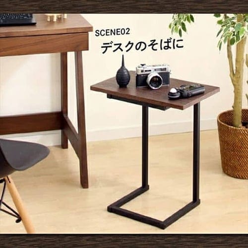 全2サイズ】サイドテーブル SDT-29・SDT-45 ブラウンオーク/ブラック