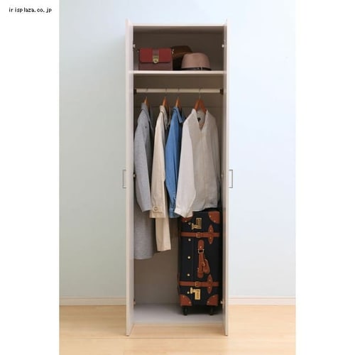 ワードローブ クローゼット ハンガーラック WDR-1860 オフホワイト