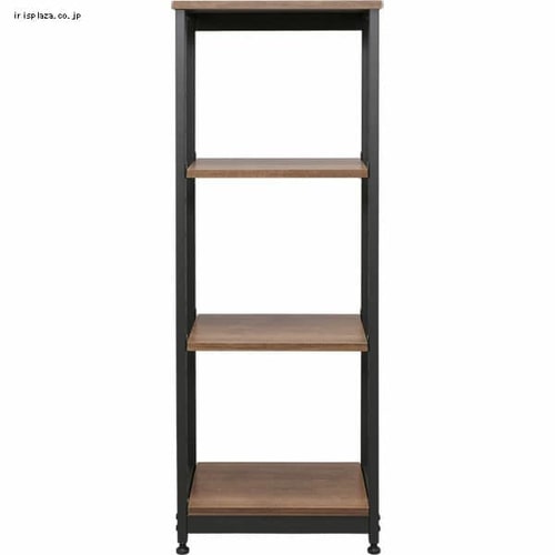 スチールラック 木天板 3段 SWR-4280 ブラウン K251467 │アイリス