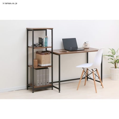 スチールラック 木天板 3段 SWR-4280 ブラウン K251467 │アイリス