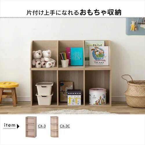 2個セット】カラーボックス ミッドブラウン 1926401 │アイリス