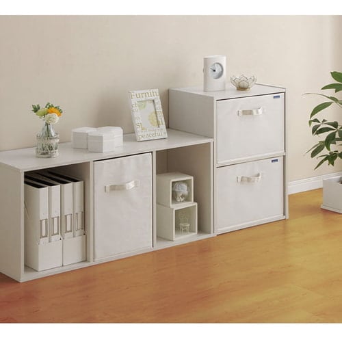 カラーボックス 2段 CX-2 グリーン／オフホワイト K264854 │アイリス