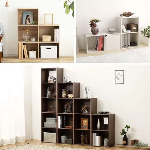 【A4サイズ対応】カラーボックス 2段CX-2F 全3色_5