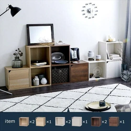 【扉あり/扉なし】カラーキュビック_10