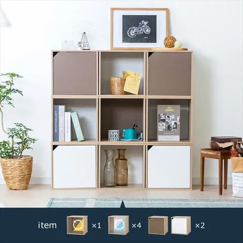 【扉あり/扉なし】カラーキュビック_11