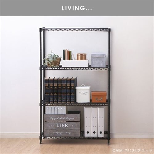 �X�`�[�����b�N ��75cm 4�i �J���[���^�����b�N CMM-75124 �u���E��_5