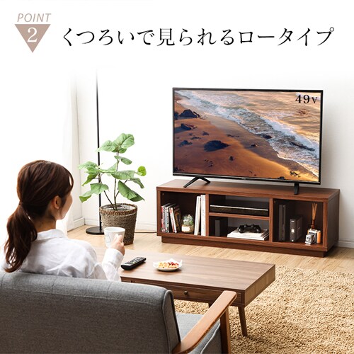 �I�[�v���e���r�� 126cm (�X�^���_�[�h) W1250 OTS-125S-WN �E�H�[���i�b�g_4