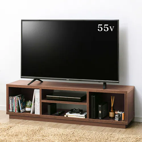 オープンテレビ台 150cm (スタンダード) W1500 OTS-150S-WN ウォールナット_3