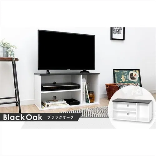 テレビ台 オープンタイプ 73.2cm OTS-70B-B ブラックオーク_14